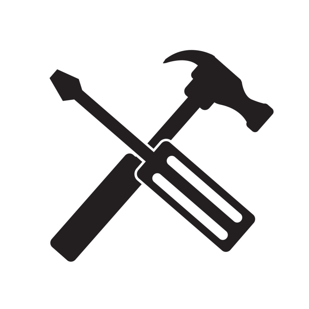 Tools and Hammer  icon