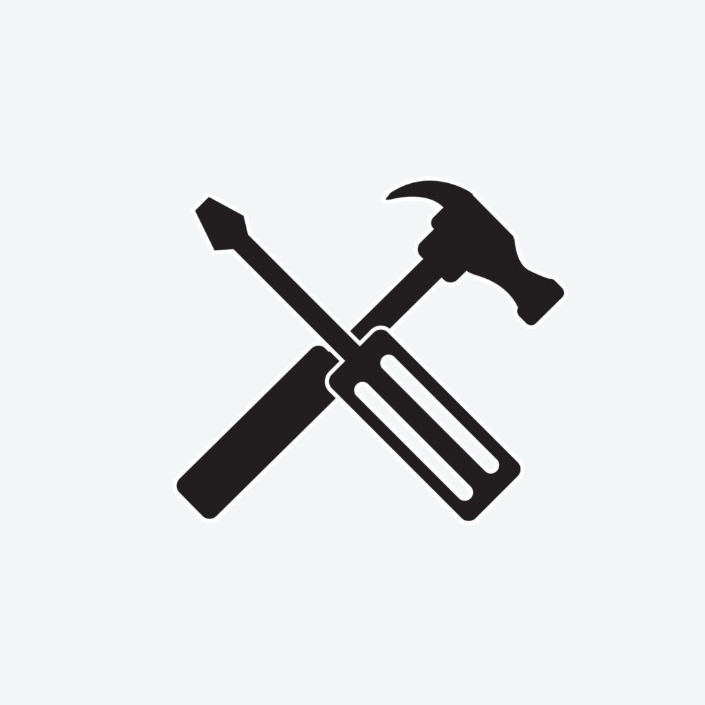 Tools and Hammer  icon
